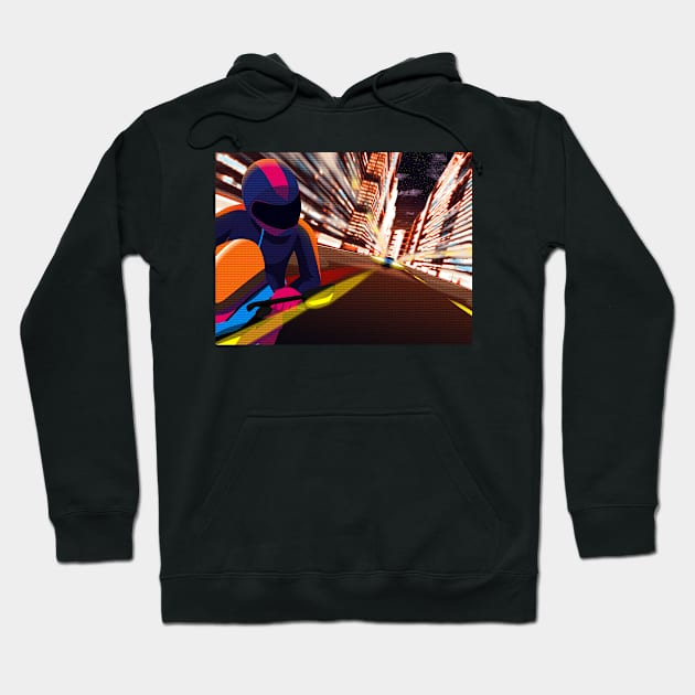 Express Route Hoodie by patrickkingart